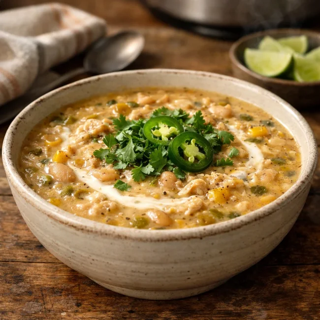 Creamy Southwest White Chicken Chili