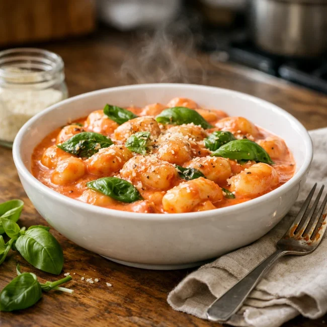 Creamy Tomato Basil Gnocchi