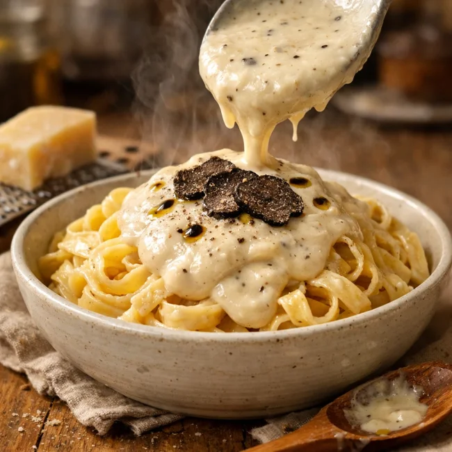Creamy Truffle Alfredo Sauce