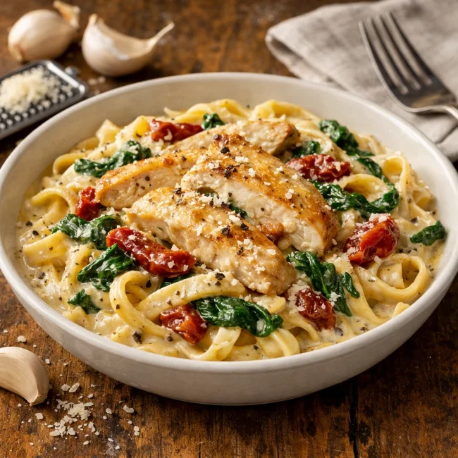Creamy Tuscan Chicken Pasta