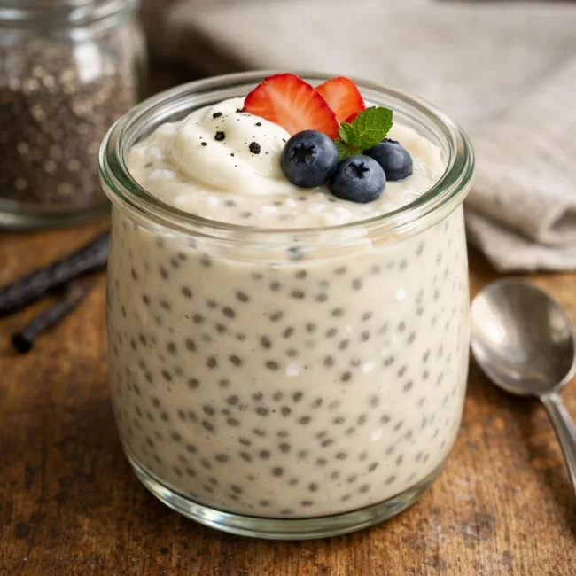 Creamy Vanilla Chia Pudding