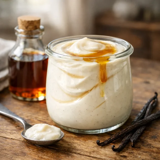 Creamy Vanilla-Maple Yogurt