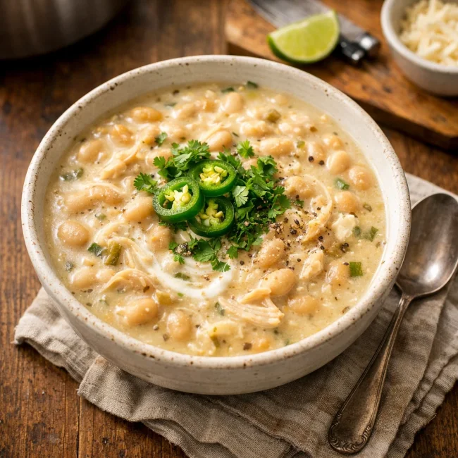 Creamy White Bean Chicken Chili