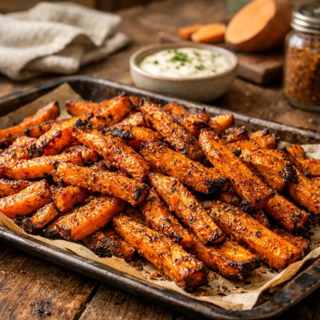 Crispy Cajun Sweet Potato Fries