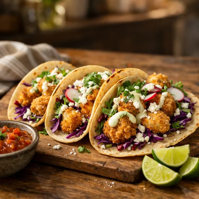 Crispy Cauliflower Tacos