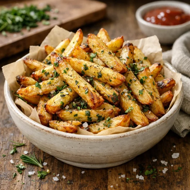 Crispy Herb-Infused French Fries