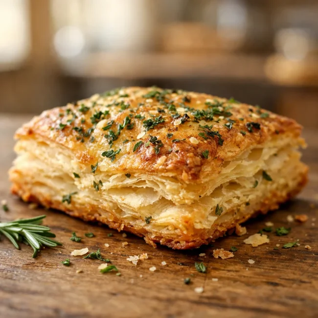 Crispy Herb Puff Pastry