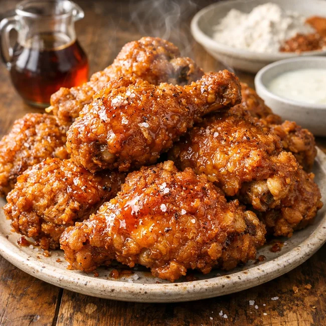 Crispy Maple Southern Fried Chicken