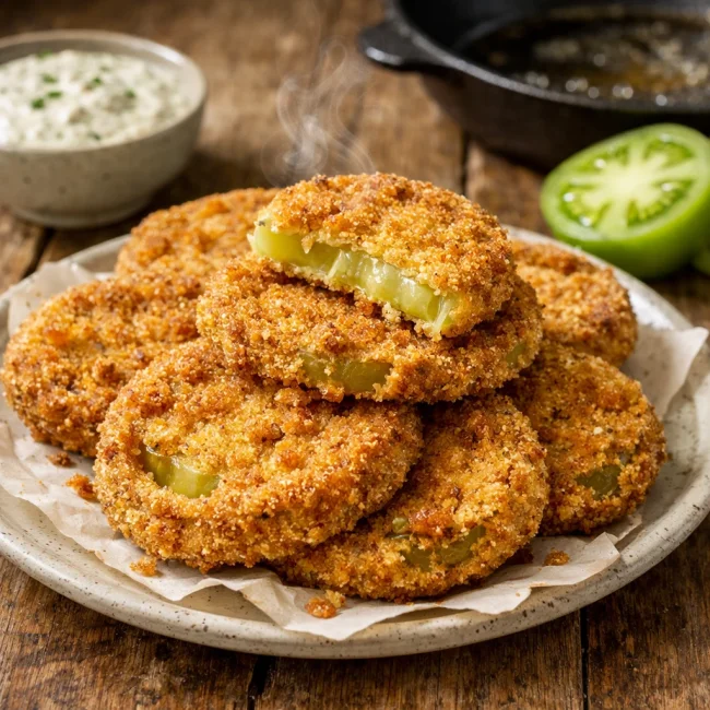 Crispy Southern Fried Green Tomatoes