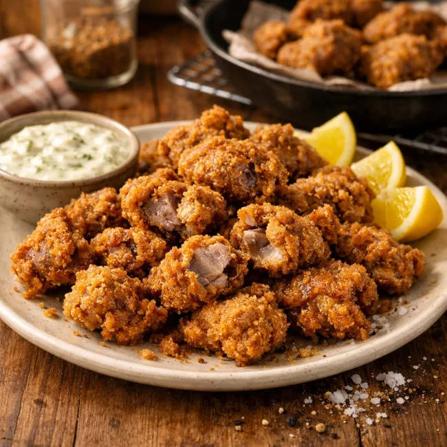 Crispy Southern-Style Chicken Gizzards