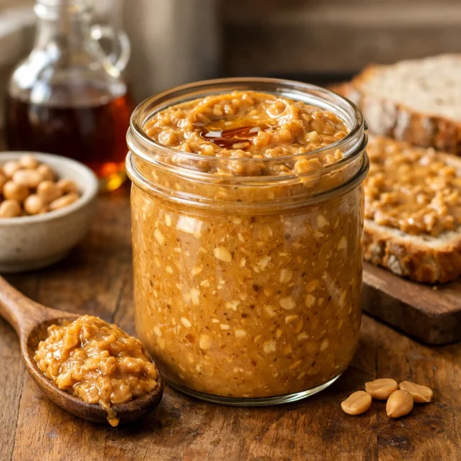 Crunchy Maple Peanut Butter