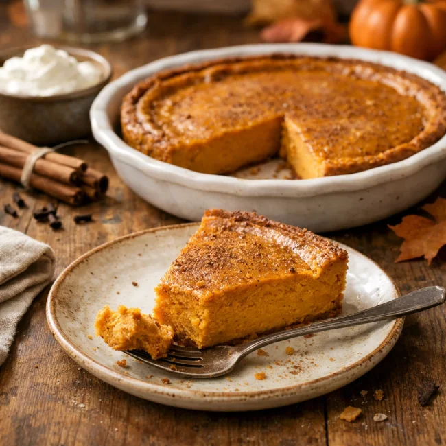 Crustless Pumpkin Spice Delight