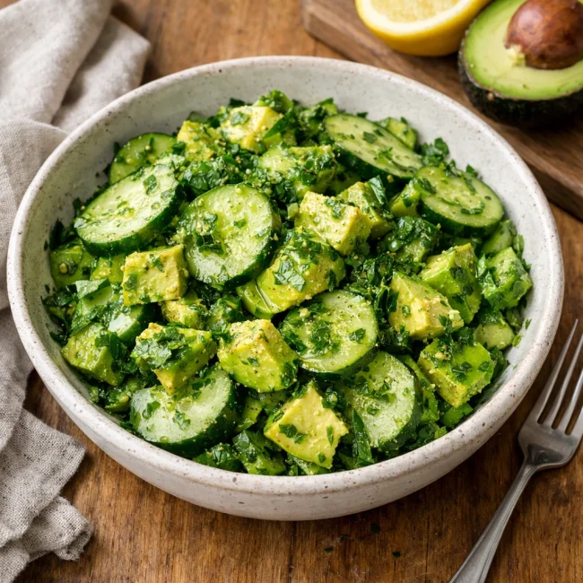 Cucumber & Avocado Herb Salad