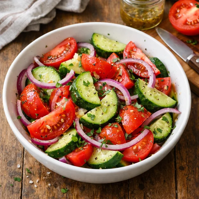Cucumber and Tomato Salad