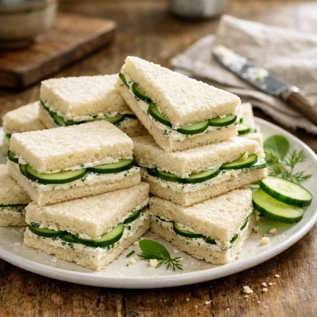 Cucumber Finger Sandwiches