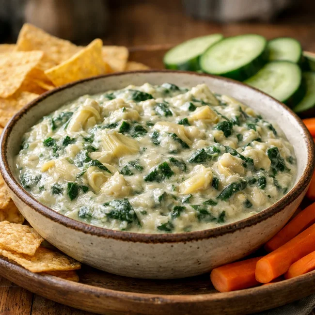 Dairy-Free Spinach and Artichoke Dip
