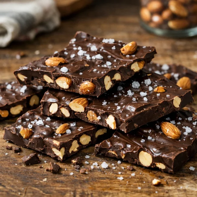 Dark Chocolate Almond Bark