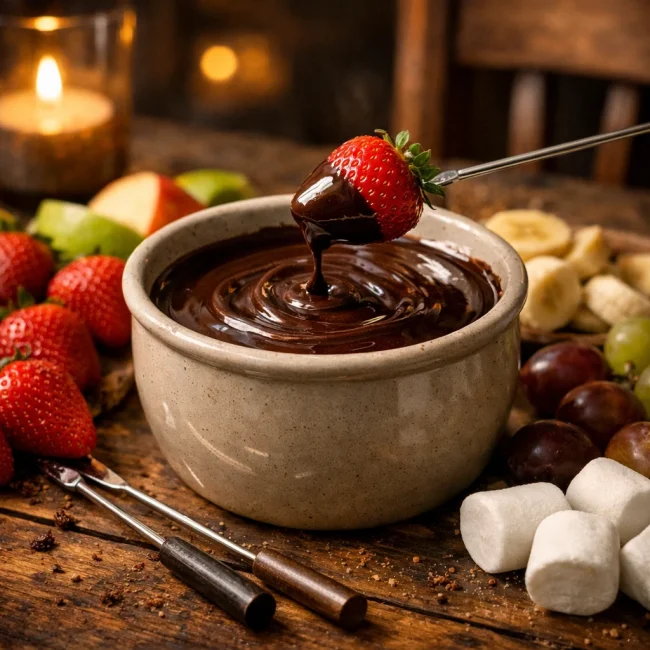 Dark Chocolate Fondue