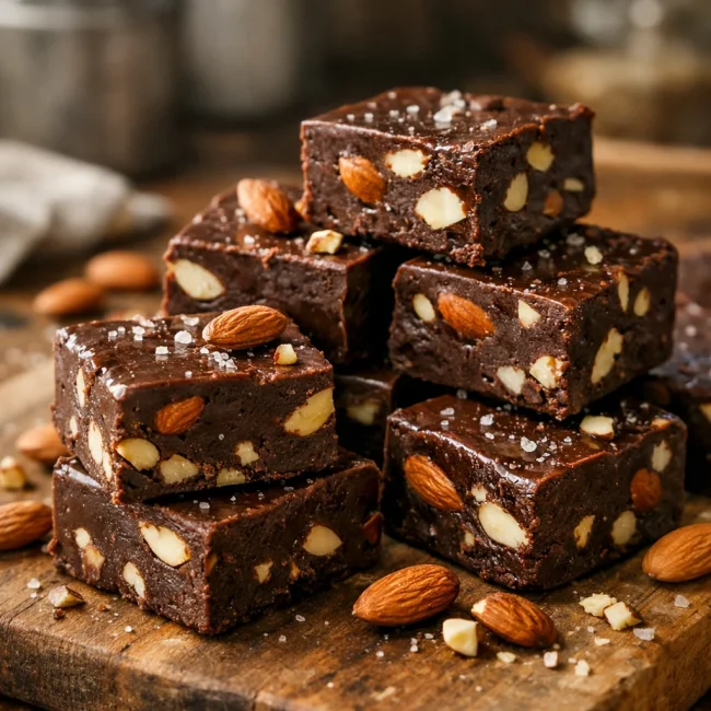 Decadent Chocolate Almond Fudge