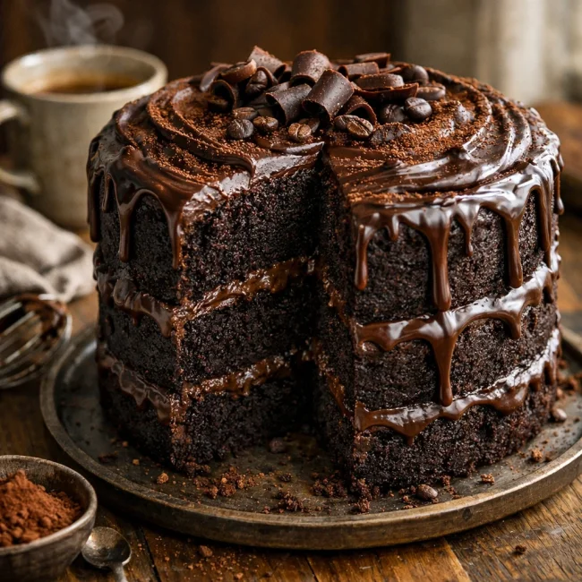 Decadent Chocolate Espresso Cake