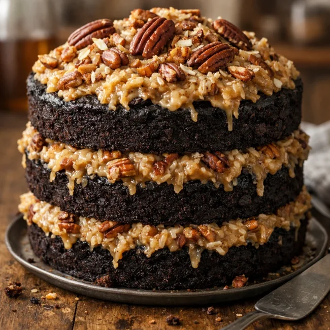 Decadent German Chocolate Cake 2.0