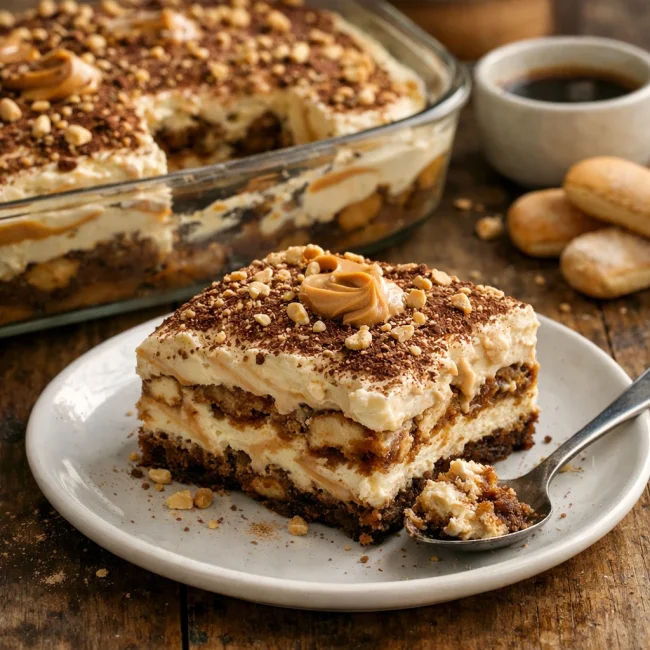 Decadent Peanut Butter Tiramisu