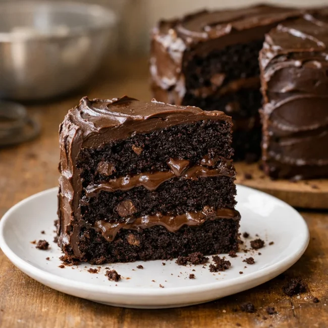 Decadent Triple Chocolate Cake