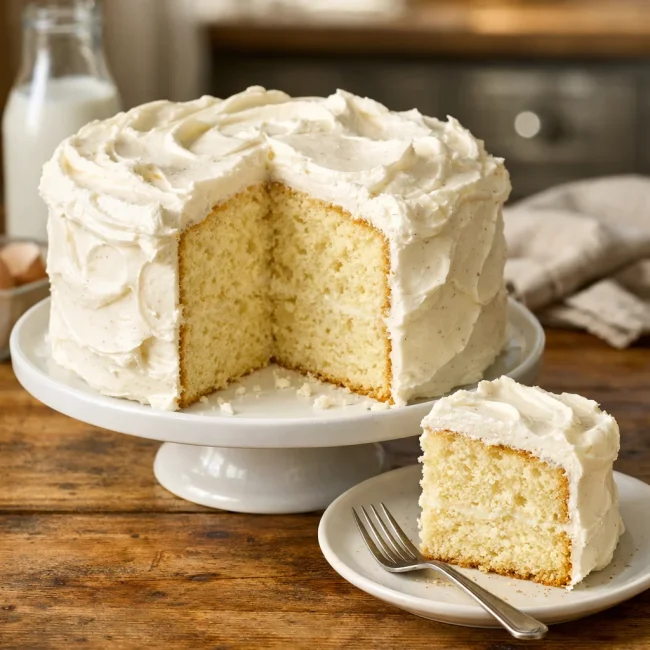 Dreamy Vanilla Cloud Cake