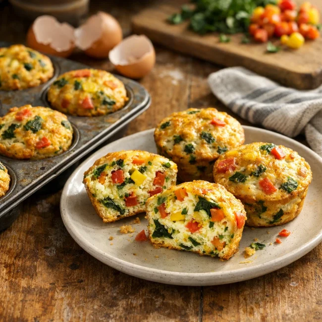 Egg & Veggie Breakfast Muffins