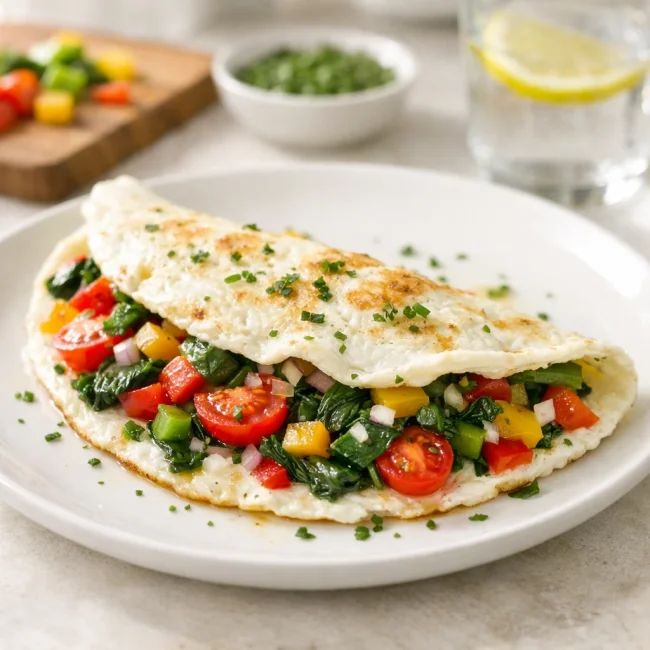 Egg White and Veggie Omelette