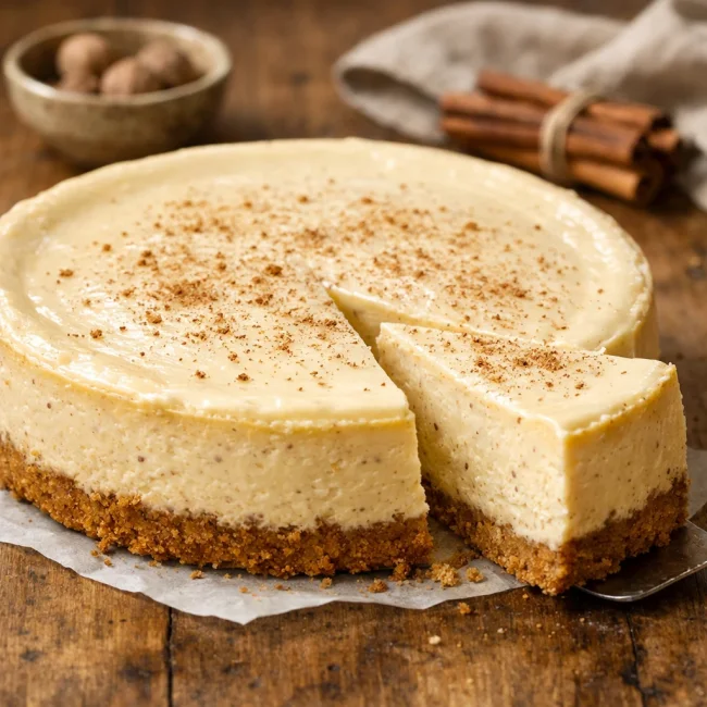 Eggnog Cheesecake