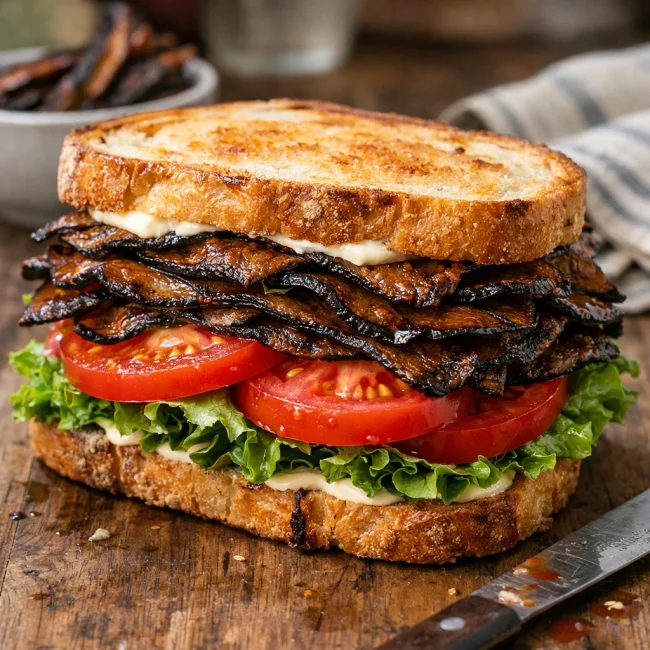 Eggplant 'Bacon' BLT