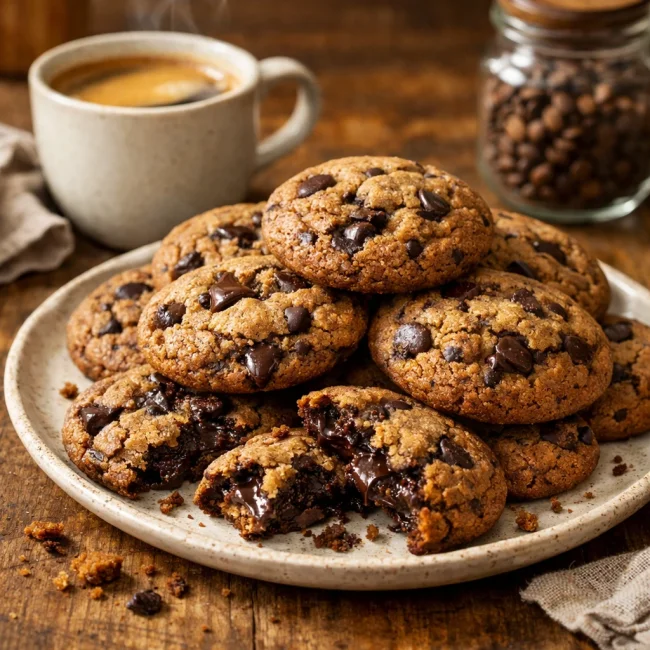 Espresso Chocolate Chip Cookies