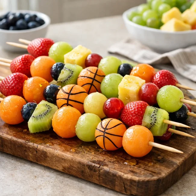 Fast Break Fruit Skewers