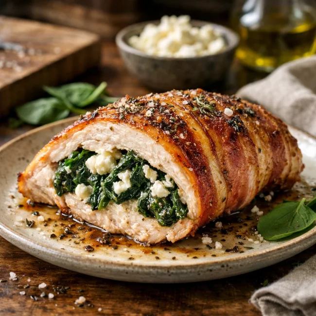 Feta & Spinach Stuffed Chicken Breast
