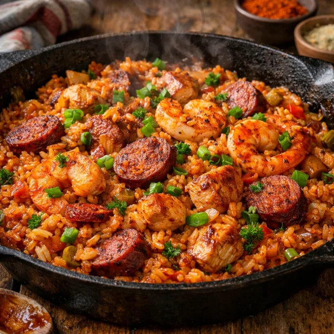 Fiery Cajun Jambalaya
