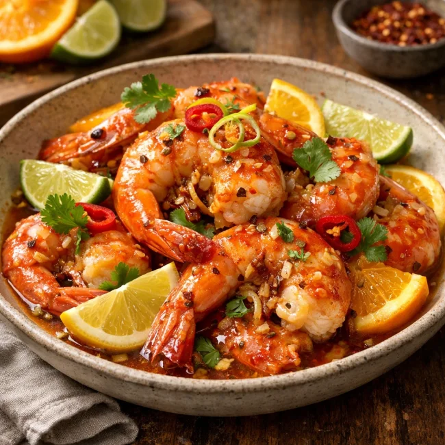 Fiery Citrus Shrimp Delight