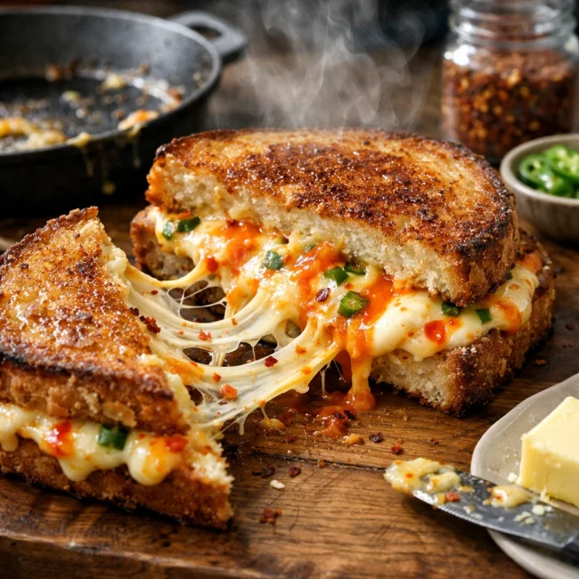Fiery Heated Cheese Delight