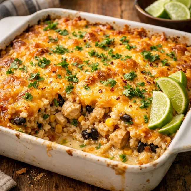 Fiesta Lime Chicken Casserole