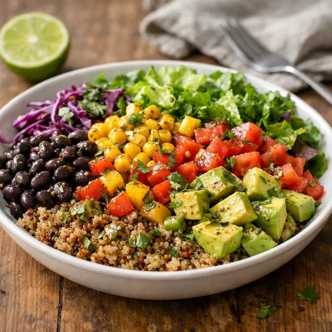 Fiesta Quinoa Taco Salad
