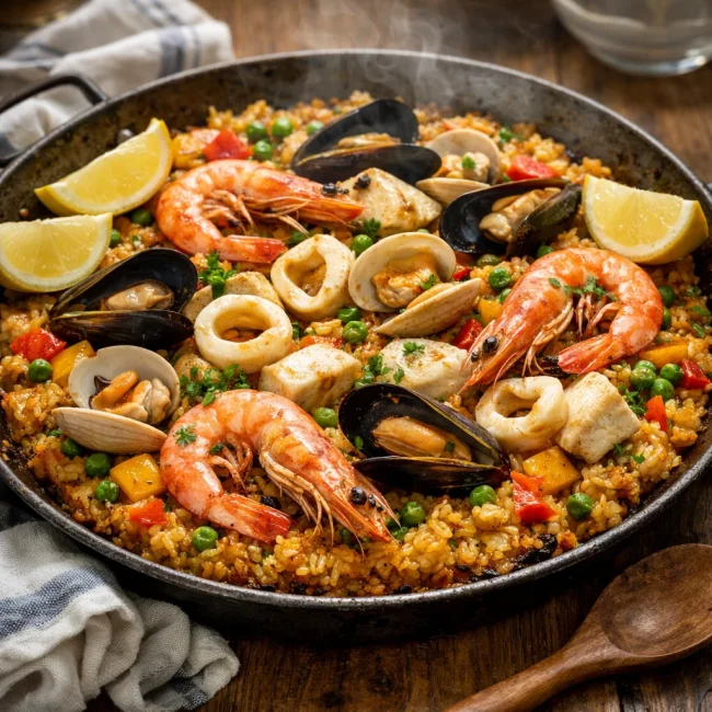 Fiesta Seafood Paella