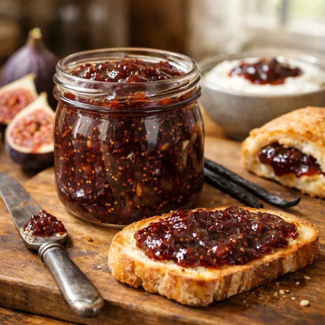 Fig and Vanilla Bean Jam