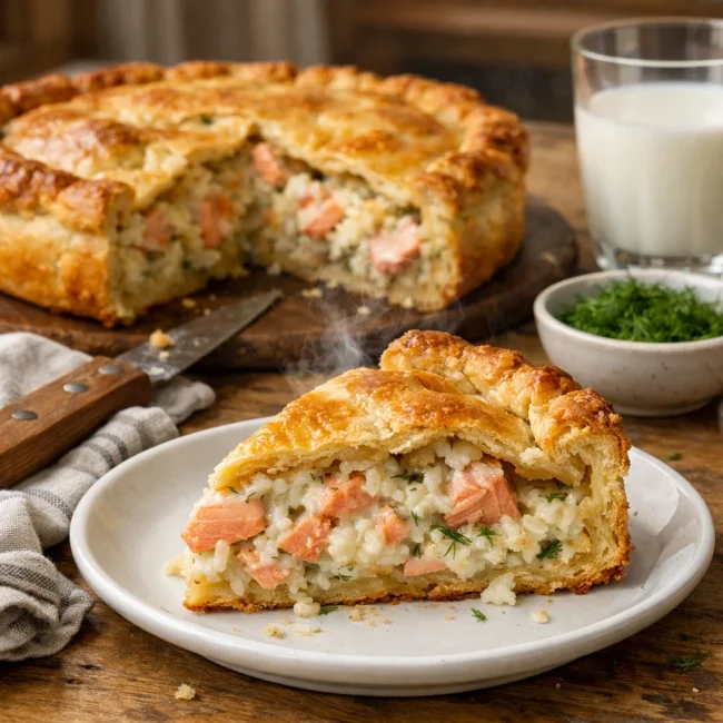 Finnish Salmon Pie (Lohipiirakka)
