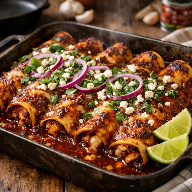 Fire-Roasted Chipotle Enchiladas