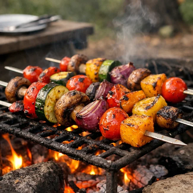 Fire-Roasted Vegetable Skewers