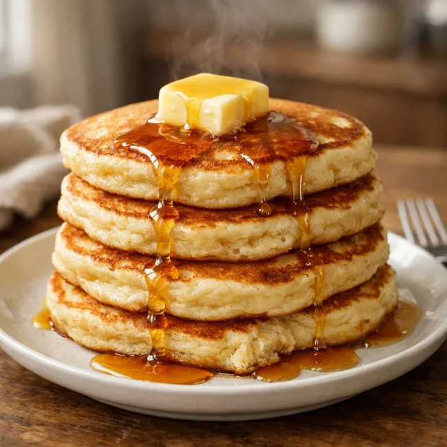 Fluffy Golden Pancakes