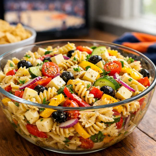 Full-Court Press Pasta Salad