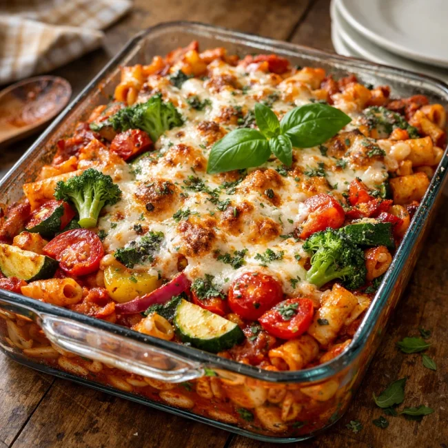 Garden Fresh Baked Ziti