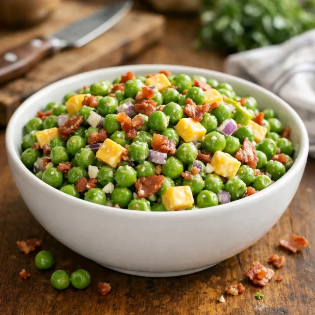 Garden Fresh Pea Salad