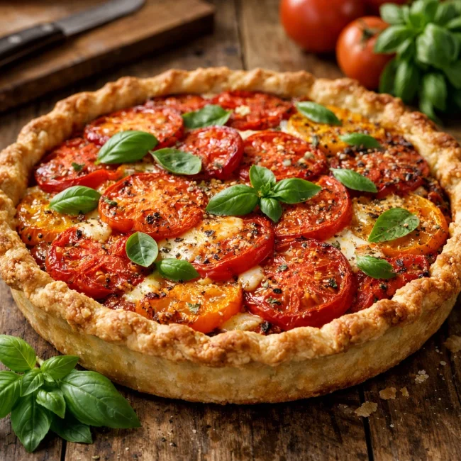 Garden Fresh Tomato Pie